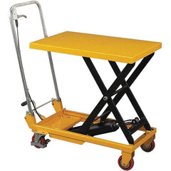 Wesco Industrial Products - 660 Lb Capacity Manual Hydraulic Scissor Lift Table - 11" to 35" Lift Height, 32" Platform Length x 20" Platform Width - Benchmark Tooling