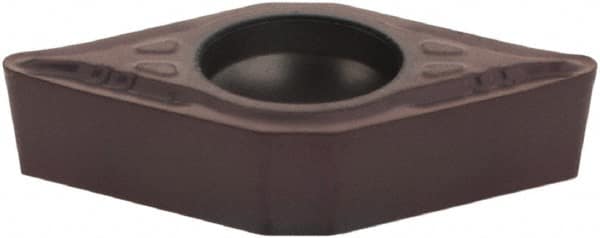 Seco - DCMT32.52 F1 Grade TP1030 Cermet Turning Insert - Uncoated, 55° Diamond, 3/8" Inscr Circle, 5/32" Thick, 1/32" Corner Radius - Benchmark Tooling