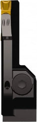 Seco - CFO, External, Left Hand, 2.3" Max Depth of Cut, 5mm Min Groove Width, Indexable Grooving Tool Holder - LC.. 1605.. Insert Compatibility, 1" Shank Height, 1" Shank Width, 6" OAL - Benchmark Tooling