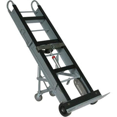 Wesco Industrial Products - 550 Lb Capacity 61" OAH Appliance Hand Truck - 5 x 24" Base Plate, Dual Loop Handle, Steel, Mold-On Rubber Wheels - Benchmark Tooling
