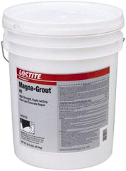 Loctite - 640 Fluid Ounce Container, Gray, Tub Magnesium Phosphate Construction Adhesive - Series Magna-Grout, 15 to 22 min Fixture Time, Indoor, Outdoor - Benchmark Tooling