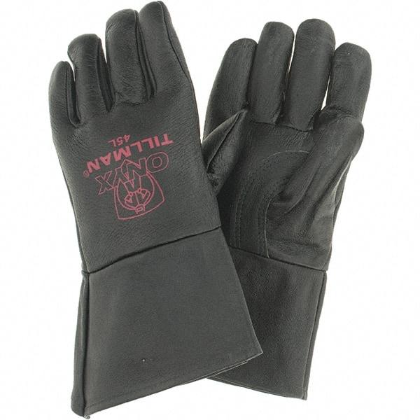 TILLMAN - Welder's & Heat Protective Gloves - CTN LINE LRG BLK 1/PR TOP GRAIN PIGSKIN MIG GLV - Benchmark Tooling