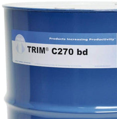 Master Fluid Solutions - Trim C270, 54 Gal Drum Cutting & Grinding Fluid - Synthetic, For Drilling, Reaming, Tapping - Benchmark Tooling