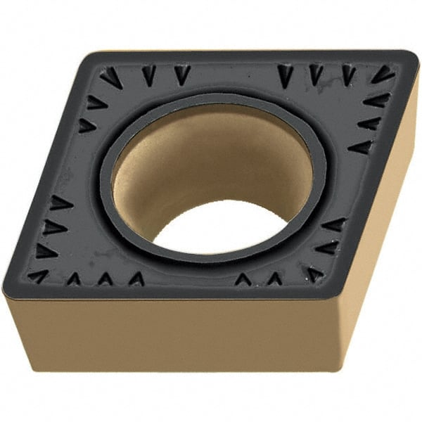 CCMT432-PM5WAK20 Carbide Turning Insert TiCN/Al2O3/TiN Finish, 12.9mm Long, 1/2″ Inscribed Circle, 1/32″ Corner Radius, 80° Diamond, Series Tiger-tec