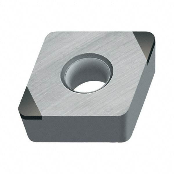 Walter - CCMW32.52 Grade WCB30 CBN Turning Insert - Uncoated, 80° Diamond, 3/8" Inscr Circle, 5/32" Thick, 1/32" Corner Radius - Benchmark Tooling