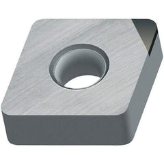 Walter - CNMA432 Grade WCB50 CBN Turning Insert - Uncoated, 80° Diamond, 1/2" Inscr Circle, 3/16" Thick, 1/32" Corner Radius - Benchmark Tooling