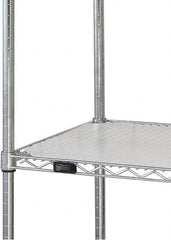 Quantum Storage - 24" Wide, Open Shelving Accessory/Component - HDPE, Polyethylene Finish, 60" Long, Use with Wire Shelving Units - Benchmark Tooling