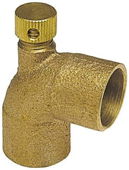 NIBCO - 1/2" Cast Copper Pipe 90° Vent Elbow - C x C, Pressure Fitting - Benchmark Tooling