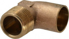 NIBCO - 1" Cast Copper Pipe 90° Elbow - C X M, Pressure Fitting - Benchmark Tooling