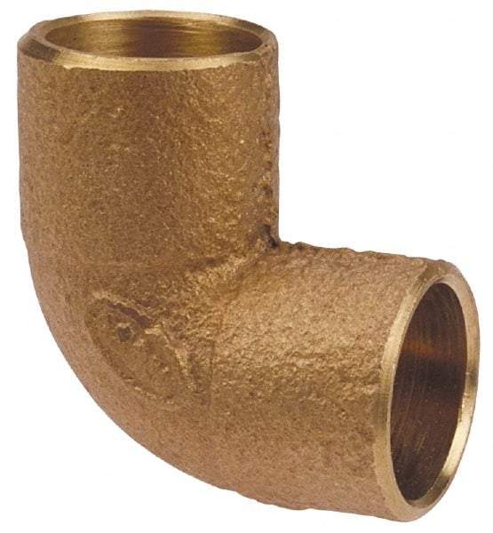NIBCO - 2-1/2 x 2" Cast Copper Pipe 90° Close Rough Elbow - C x C, Pressure Fitting - Benchmark Tooling