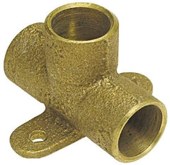 NIBCO - 1/2" Cast Copper Pipe Drop Tee - C x C x C, Pressure Fitting - Benchmark Tooling