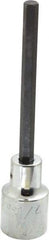 Proto - 1/2" Drive, 1/4" Hex Bit Socket - 4-5/8" OAL, 3-1/8" Bit Length, Long Hex Bit Socket - Benchmark Tooling