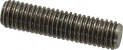 Dan-Loc Bolt & Gasket - 1/2-13 2" OAL Fully Threaded Stud - Stainless Steel, Plain Finish - Benchmark Tooling