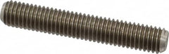 Dan-Loc Bolt & Gasket - 1/2-13 3-1/2" OAL Fully Threaded Stud - Stainless Steel, Plain Finish - Benchmark Tooling