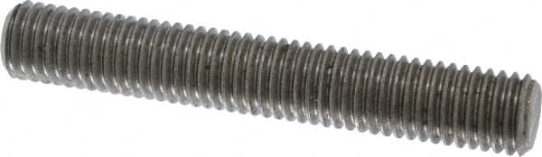 Dan-Loc Bolt & Gasket - 5/8-11 4" OAL Fully Threaded Stud - Stainless Steel, Plain Finish - Benchmark Tooling