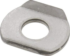 De-Sta-Co - Stainless Steel, Flanged Washer for 1/4" Diam Clamp Spindle - 1/4-20 Thread, 0.26" Hole Diam, 0.69" Overall Diam, 1/2" Between Flanges - Benchmark Tooling