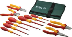 Wiha - 11 Piece Insulated Hand Tool Set - Comes in Canvas Pouch - Benchmark Tooling