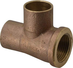 NIBCO - 3/4" Cast Copper Pipe Tee - C x F x C, Pressure Fitting - Benchmark Tooling