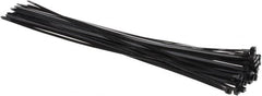 Thomas & Betts - 24.2" Long Black Nylon Standard Cable Tie - 120 Lb Tensile Strength, 1.91mm Thick, 3" Max Bundle Diam - Benchmark Tooling