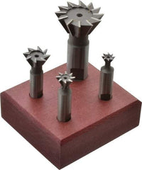 Value Collection - Dovetail Cutter Sets Included Angle: 60 Minimum Cutting Diameter (Inch): 3/8 - Benchmark Tooling