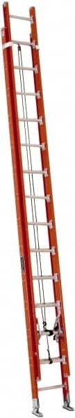 Louisville - 28' High, Type IA Rating, Fiberglass Industrial Extension Ladder - Benchmark Tooling