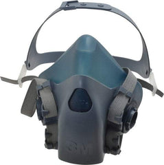 3M - Series 7500, Size L Half Mask Respirator - 4-Point Suspension, Bayonet Connection - Benchmark Tooling