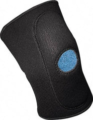 PRO-SAFE - Size L Neoprene Knee Support - 15 to 17 Inch Fit, Slip On Style, Open Knee, Black - Benchmark Tooling