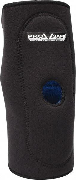 PRO-SAFE - Size M Neoprene Knee Support - 14 to 15 Inch Fit, Slip On Style, Open Knee, Black - Benchmark Tooling