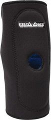 PRO-SAFE - Size M Neoprene Knee Support - 14 to 15 Inch Fit, Slip On Style, Open Knee, Black - Benchmark Tooling