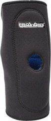 PRO-SAFE - Size S Neoprene Knee Support - 13 to 14 Inch Fit, Slip On Style, Open Knee, Black - Benchmark Tooling