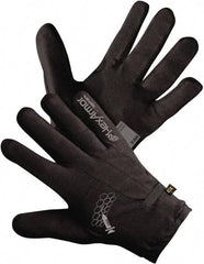 HexArmor - Size 2XL (11), ANSI Cut Lvl A9, Puncture Lvl 4, Spandex/SuperFabric Cut Resistant Gloves - 10.23" Long, SuperFabric Lining, Elastic Cuff, Black, Paired - Benchmark Tooling