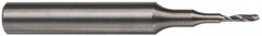 Accupro - 10mm Cutting Diam x 55mm Length of Cut, 1 Flute, Upcut Spiral Router Bit - Uncoated, Right Hand Cut, Solid Carbide, 100mm OAL x 10mm Shank Diam, Single Edge, 21° Helix Angle - Benchmark Tooling