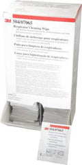 3M - Facepiece Alcohol-Free Wipes - 10" Long x 8" Wide - Benchmark Tooling