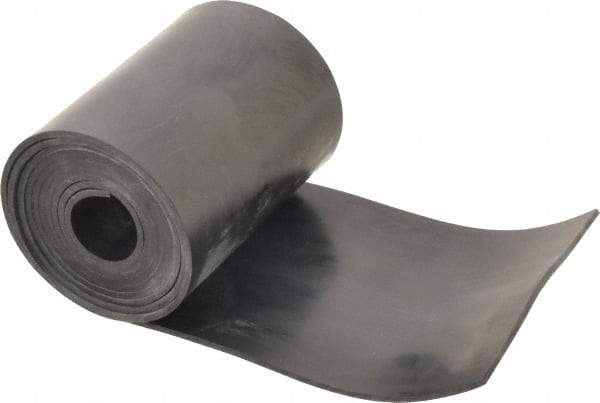 Made in USA - 3/32" Thick x 4" Wide x 60" Long, Neoprene Rubber Strip - Stock Length, 70 Shore A Durometer, 1,000 to 1,200 psi Tensile Strength, -40 to 212°F, Black - Benchmark Tooling