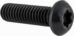 Camcar - 3/8-16 UNC Torx Plus Drive, Button Screw - Alloy Steel, Black Oxide Finish, Fully Threaded, 1-1/4" Length Under Head - Benchmark Tooling