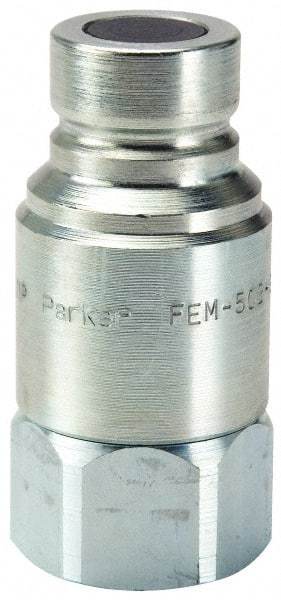 Parker - 1-5/16-12 SAE Steel Hydraulic Hose Female Straight Thread Nipple - 2,900 psi - Benchmark Tooling