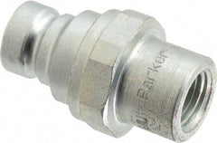 Parker - 1/4-18 NPSF Steel Hydraulic Hose Female Pipe Thread Nipple - 4,568 psi - Benchmark Tooling