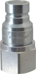 Parker - 3/4 - 14 NPSF Steel Hydraulic Hose Female Pipe Thread Nipple - 3,625 psi - Benchmark Tooling