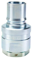 Parker - 2-1/2 NPTF Steel Hydraulic Hose Female Pipe Thread Nipple - 1,000 psi - Benchmark Tooling