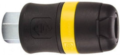 Parker - 3/4 Female NPTF Industrial Pneumatic Hose Coupler - Polyamide, 1/2" Body Diam - Benchmark Tooling
