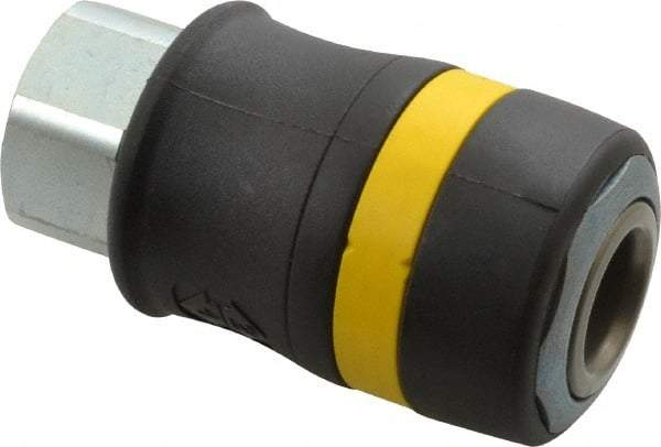 Parker - 1/2 Female NPTF Industrial Pneumatic Hose Coupler - Polyamide, 1/2" Body Diam - Benchmark Tooling