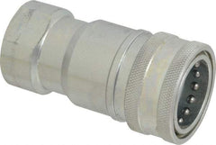 Parker - 1 NPTF Steel Hydraulic Hose Female Pipe Thread Coupler - 4,000 psi - Benchmark Tooling