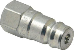 Parker - 1/8 NPTF Steel Hydraulic Hose Female Pipe Thread Nipple - 5,000 psi - Benchmark Tooling