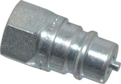 Parker - 1/4 NPTF Steel Hydraulic Hose Female Pipe Thread Nipple - 5,000 psi - Benchmark Tooling