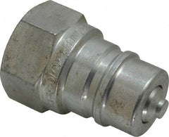 Parker - 1 NPTF Steel Hydraulic Hose Female Pipe Thread Nipple - 2,000 psi - Benchmark Tooling