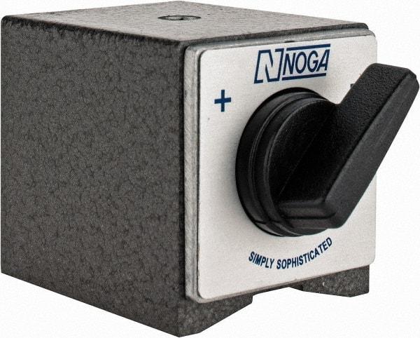 Noga - 60mm Long x 50mm Wide x 55mm High Magnetic Indicator Base with On/Off Switch - 176 Lb Magnetic Pull - Benchmark Tooling