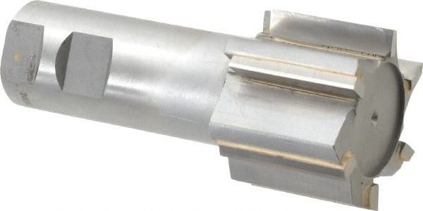 Made in USA - 2", 1-1/2" LOC, 1-1/4" Shank Diam, 4-1/2" OAL, 6 Flute, Carbide-Tipped Square End Mill - Benchmark Tooling