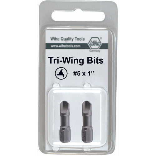 Tri-Wing Insert Bit #3 × 25mm (2 Bit Pack) - Benchmark Tooling
