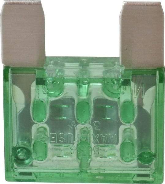 Cooper Bussmann - 30 Amp, 32 VDC, Bussmann MAX-30, Fast Acting Automotive Fuse - 1.35" Long, Green, Littlefuse MAX30, Ferraz Shawmut AF3-30 - Benchmark Tooling