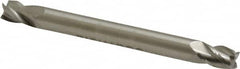 Made in USA - 3/16", 9/32" LOC, 3/16" Shank Diam, 2" OAL, 4 Flute, Cobalt Square End Mill - Double End, Uncoated - Benchmark Tooling